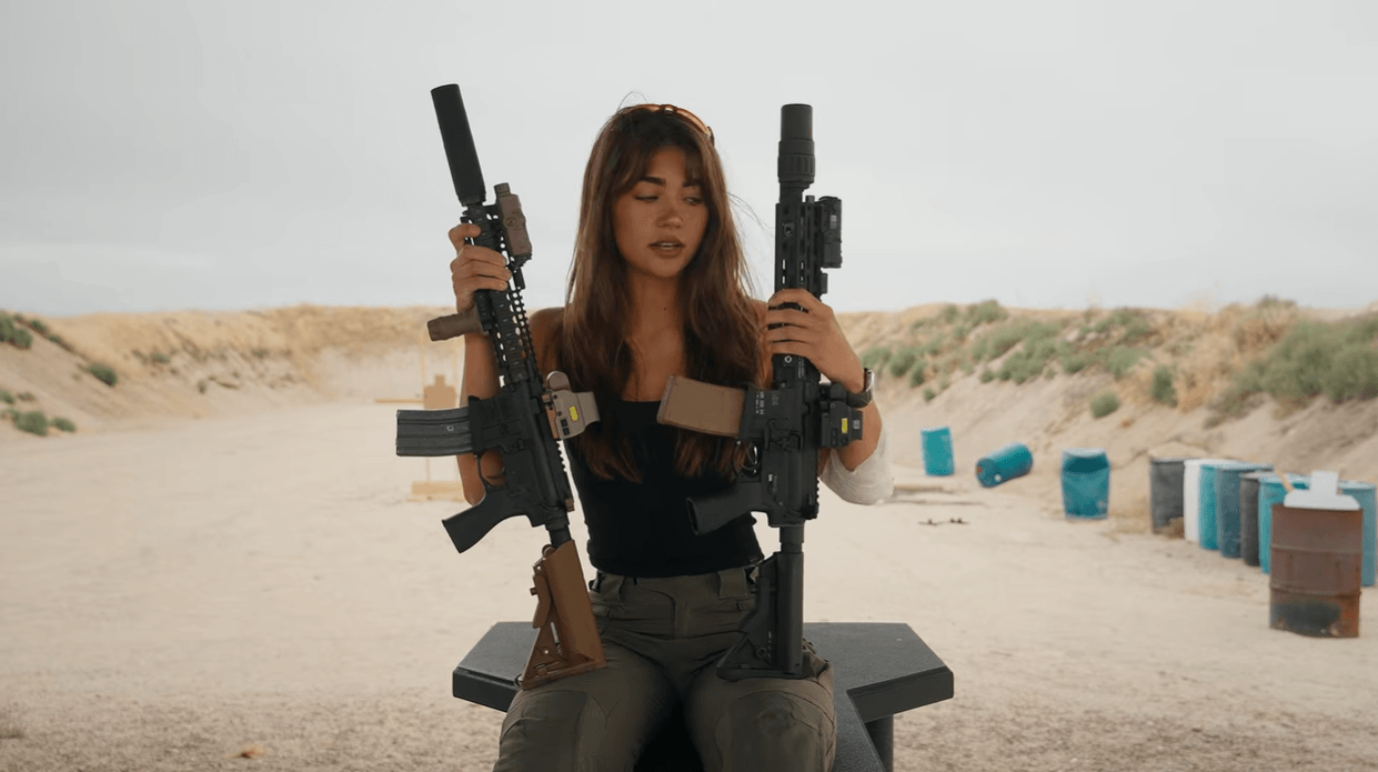 HK416 and M4 clone rifles