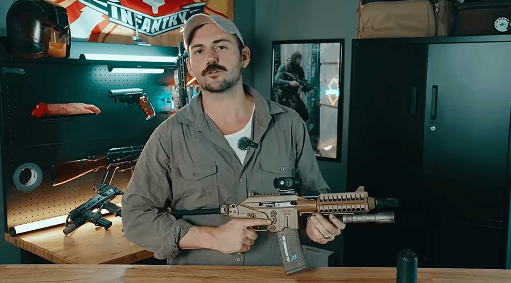 KelTec PLR16 5.56 pistol with brace