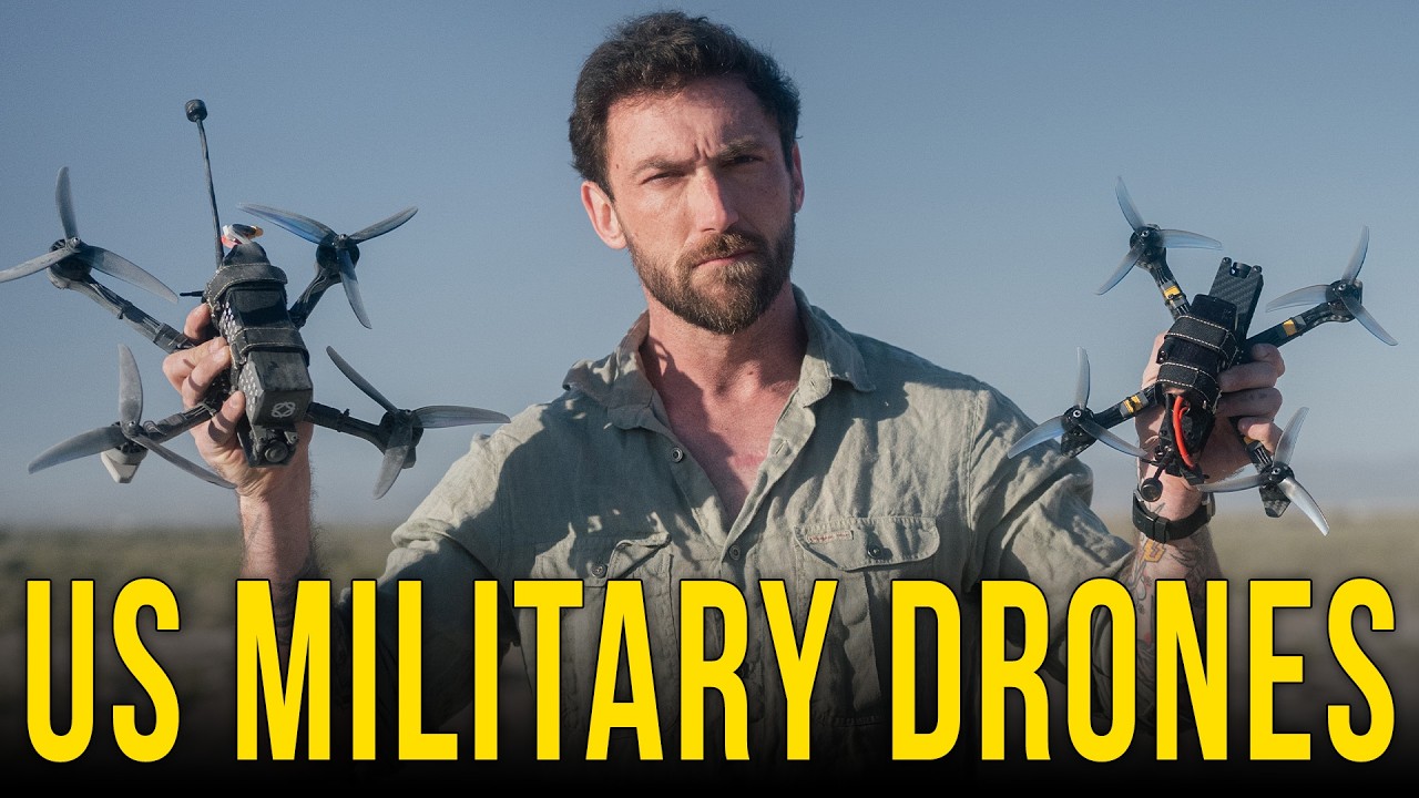 US military FPV drone demo